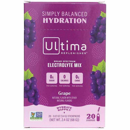 Ultima Replenisher Electrolyte Drink Mix Packets, ULTR